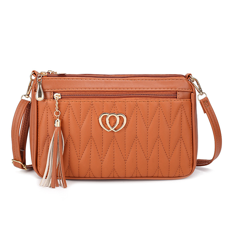 Crossbody torba za žene, ljeto, velika zapremina, luksuzna torba za mobitel, casual i svestrana, dijamantno šivanje i resica