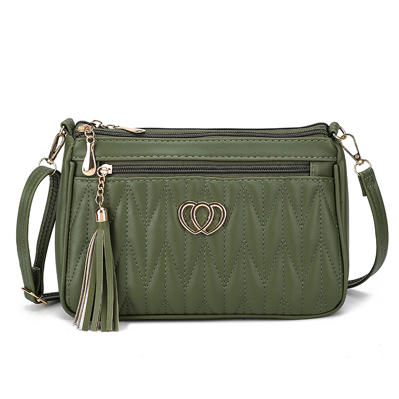 Crossbody torba za žene, ljeto, velika zapremina, luksuzna torba za mobitel, casual i svestrana, dijamantno šivanje i resica