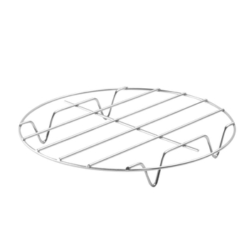 Gril din oțel inoxidabil cu două niveluri, pentru friteuză cu aer – accesorii: raft pătrat, raft pentru abur și pentru pâine