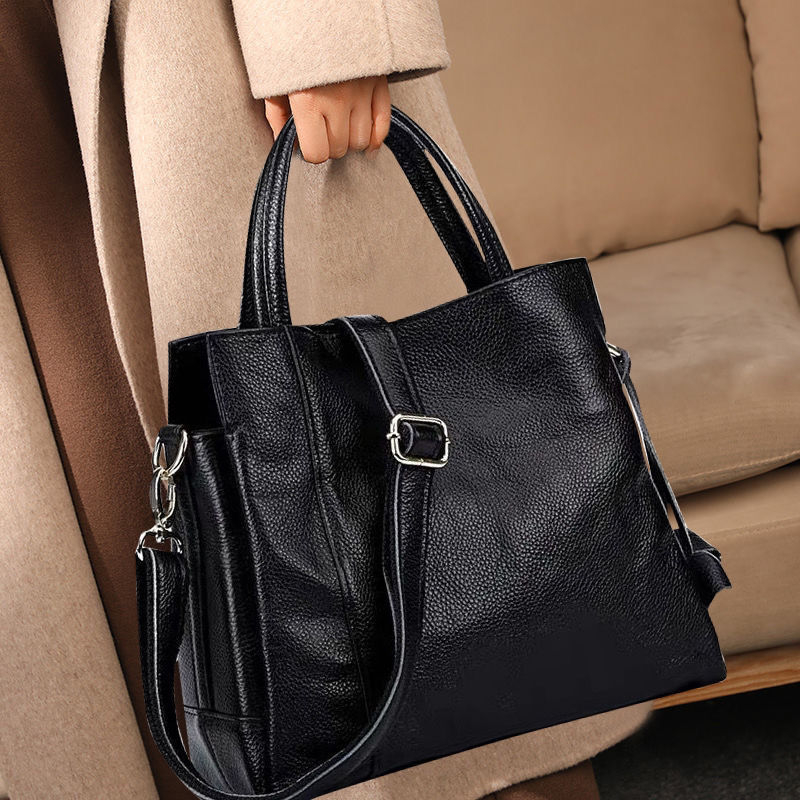 2026 nova modna ženska torbica od prave kože, srednje veličine, stil torbe tipa pismo, crossbody