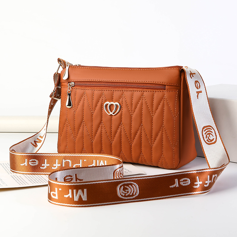 Τσάντα crossbody για γυναίκες – καλοκαιρινή, με μεγάλη χωρητικότητα, κομψή καθημερινή τσάντα ώμου με διαμαντοκαπιτονέ και φούντα.