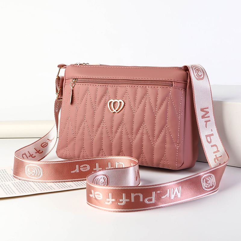 Τσάντα crossbody για γυναίκες – καλοκαιρινή, με μεγάλη χωρητικότητα, κομψή καθημερινή τσάντα ώμου με διαμαντοκαπιτονέ και φούντα.