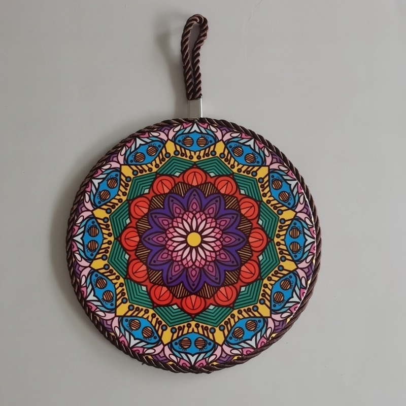Suporturi ceramice pentru masă cu plută, izolație termică, antiarși, rezistente la ulei, rotunde, model floral, stil boem