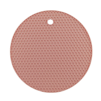 Suport rotund din silicon alimentar, textură faguri, anti-ardere, rezistent la temperaturi înalte, ușor de curățat, pentru boluri și cești, covoraș de masă.