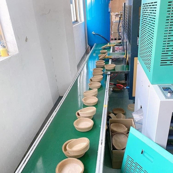 Hârtie de copt circulară pentru cuptorul cu aer, rezistentă la grăsimi, ambalaj blister