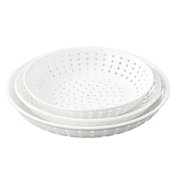 Set de boluri de sticlă cu tavă ceramică pentru aburire, tavă de abur cu mai multe găuri, tavă de scurgere, suport de abur cu separare a apei, tavă de fructe, grătar rotund