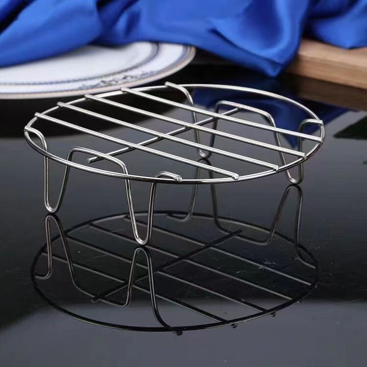 Raft de abur rotund din oțel inoxidabil 304, cu patru picioare, pentru orez cooker, accesorii bucătărie