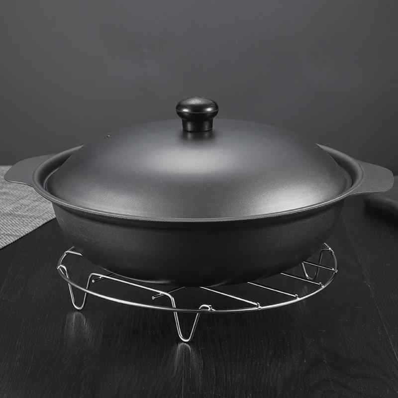 Raft de abur rotund din oțel inoxidabil 304, cu patru picioare, pentru orez cooker, accesorii bucătărie