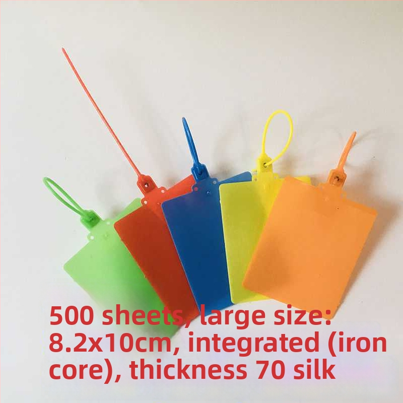 Priehľadná matná logistická visačka pre PVC dosku – prázdny štítok pre rastliny