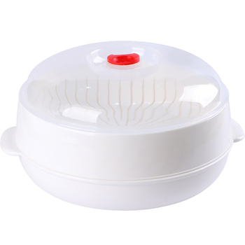 Aburitor multifuncțional pentru microunde — pentru chifle și găluște, din plastic rotund