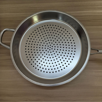 Raft de aburi din oțel inoxidabil pentru wok, placă circulară de aburi cu capacitate mare