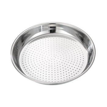 Raft de aburi din oțel inoxidabil pentru wok, placă circulară de aburi cu capacitate mare
