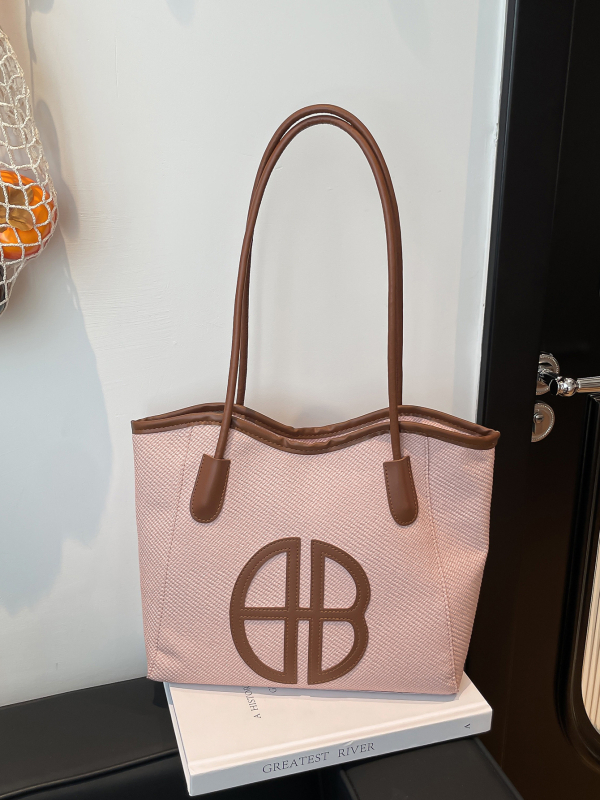 Ženska torba velikog kapaciteta za dnevno nošenje, patchwork tote, preko ramena, 2026 dizajn