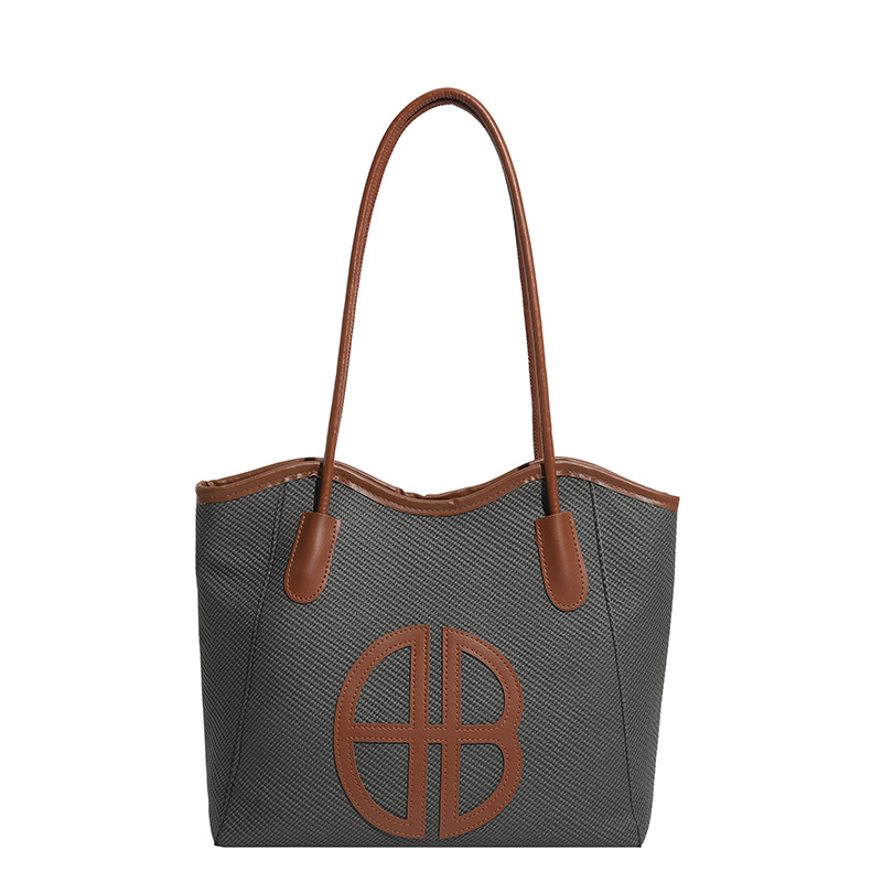 Ženska torba velikog kapaciteta za dnevno nošenje, patchwork tote, preko ramena, 2026 dizajn