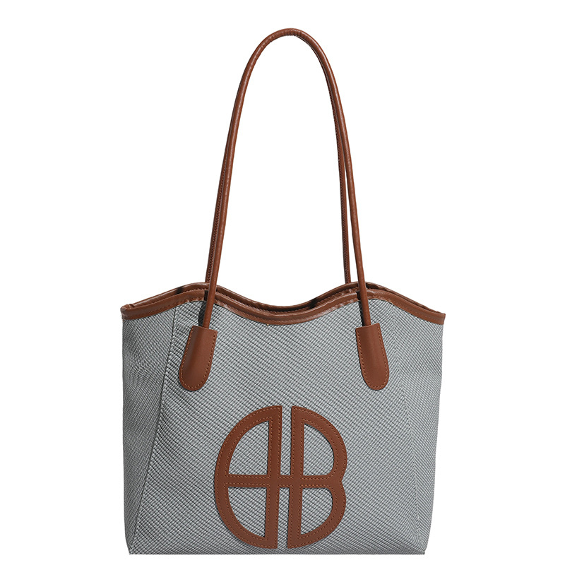 Ženska torba velikog kapaciteta za dnevno nošenje, patchwork tote, preko ramena, 2026 dizajn