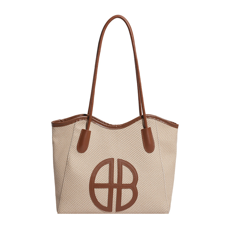 Ženska torba velikog kapaciteta za dnevno nošenje, patchwork tote, preko ramena, 2026 dizajn