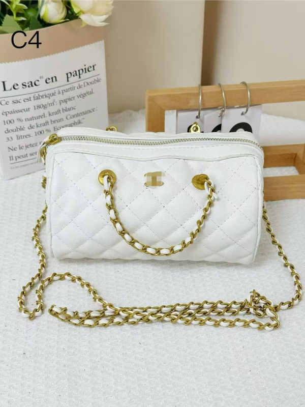 Ženska torbica u Chanel stilu, PU koža, izvezeni dijamantni quilt dizajn, mala veličina, crossbody torba