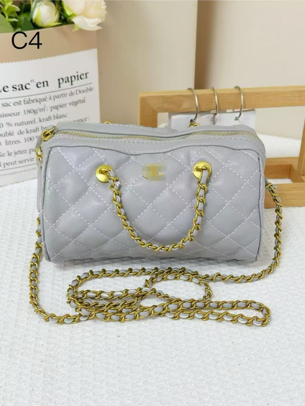 Ženska torbica u Chanel stilu, PU koža, izvezeni dijamantni quilt dizajn, mala veličina, crossbody torba