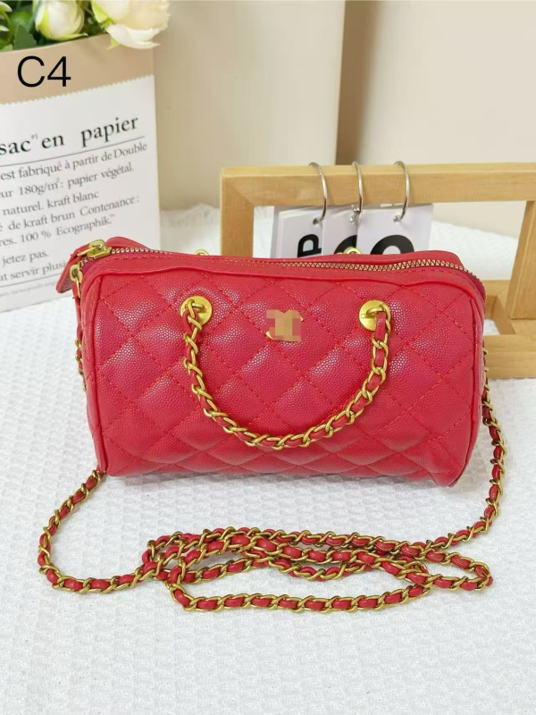 Ženska torbica u Chanel stilu, PU koža, izvezeni dijamantni quilt dizajn, mala veličina, crossbody torba