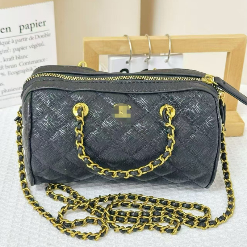 Ženska torbica u Chanel stilu, PU koža, izvezeni dijamantni quilt dizajn, mala veličina, crossbody torba