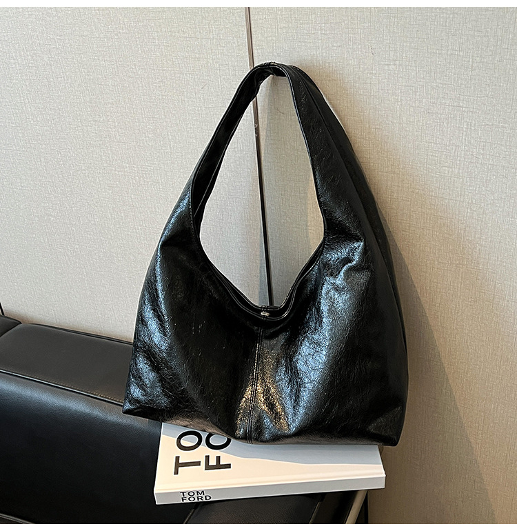 Torbica tote u korejskom stilu, vintage, za žene, 2025 nova moda, casual bucket torba velike kapacitete, nošenje ispod pazuha i na rame
