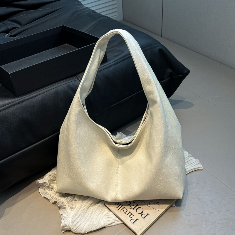 Torbica tote u korejskom stilu, vintage, za žene, 2025 nova moda, casual bucket torba velike kapacitete, nošenje ispod pazuha i na rame