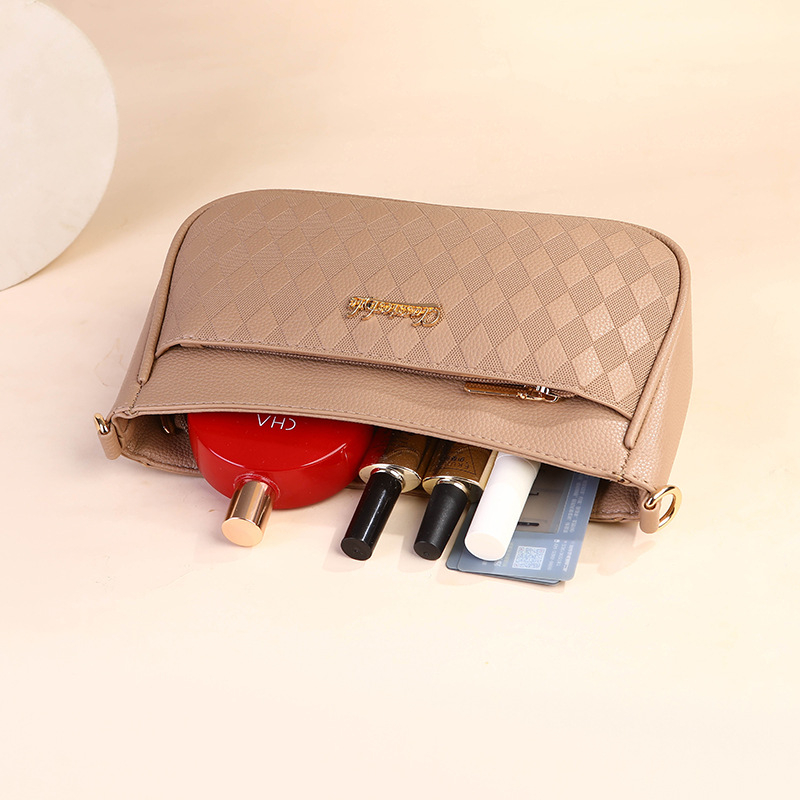 Νέα μόδα crossbody τσάντα PU με ρόμβικη ραφή, γυναικεία τσάντα ώμου, μεγάλη χωρητικότητα, χειμερινή συλλογή 2024