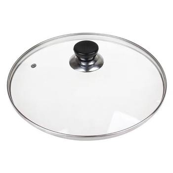 Capac din oțel inoxidabil pentru wok și oale mari – capac combinat pentru vase cu fund plat