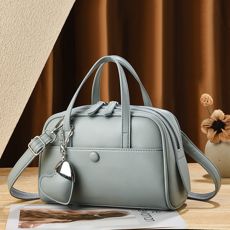 Ženska PU crossbody torbica, velika veličina, korejski stil školjkaste torbe, proljeće 2025