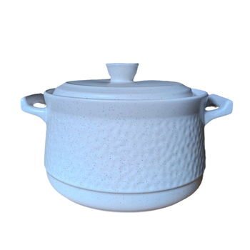 Caserolă ceramică rezistentă la temperaturi înalte, oală de orez în stil lut, oală plată de supă, pentru aragaz cu flacără deschisă, 5 L sau mai mult