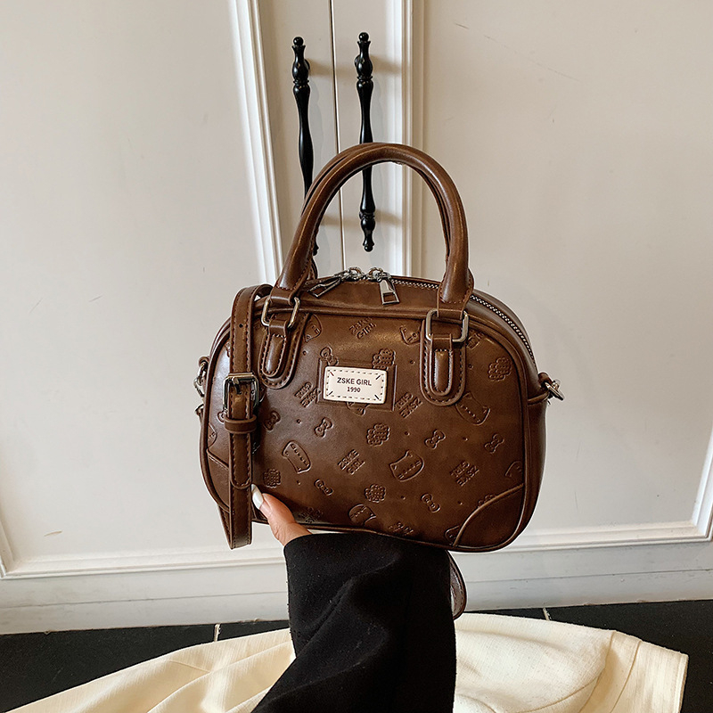 2025. francuski stil, izrazita i elegantna ženska torba na rame, reljefna, kompaktna crossbody torba u obliku školjke za svakodnevnu uporabu