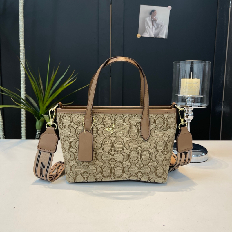 C Brand City25 torba-vedro s ugrađenim zatvaračem, dvostruke naramenice, svakodnevna upotreba, vintage stil košare