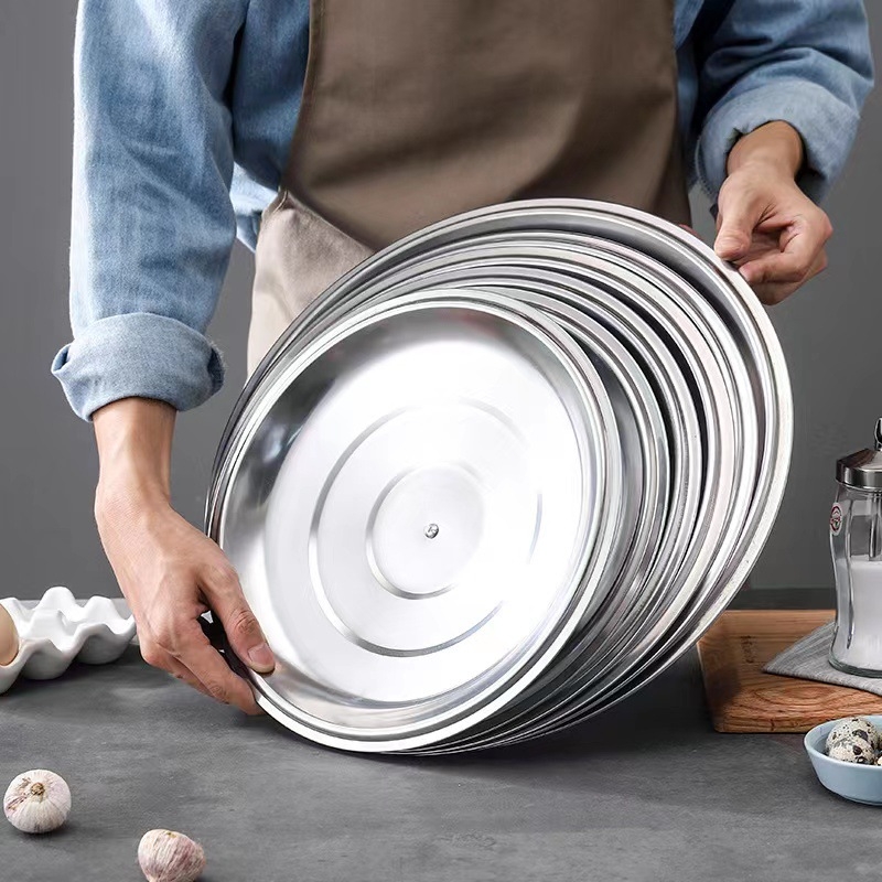 Capac magnetic din oțel inoxidabil, grosime mare, pentru uz casnic – capac universal pentru oale, wok și tigăi, plat sau înalt
