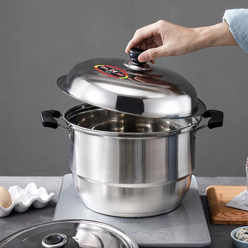 Capac magnetic din oțel inoxidabil, grosime mare, pentru uz casnic – capac universal pentru oale, wok și tigăi, plat sau înalt