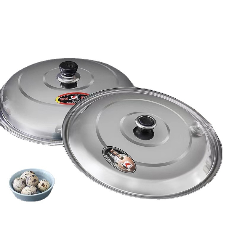 Capac magnetic din oțel inoxidabil, grosime mare, pentru uz casnic – capac universal pentru oale, wok și tigăi, plat sau înalt