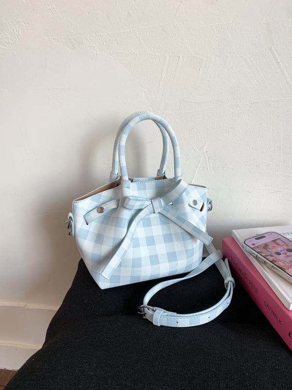 Ženska bucket torbica s gornjom ručkom, 2025 proljeće/ljeto, luksuzna i elegantna crossbody torba
