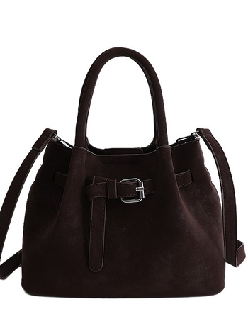 Ženska bucket torba s ručnim nošenjem i crossbody remenom, minimalistički dizajn, korejski stil 2026, visokokvalitetna, svakodnevna torba