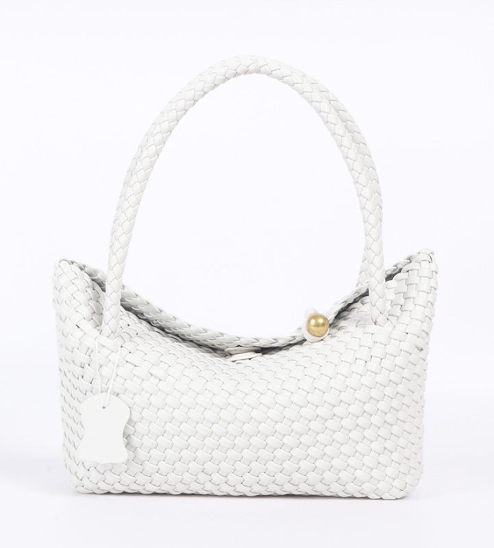 Ručno tkana kožna torba od prave kože, retro tote stil, ženska torba