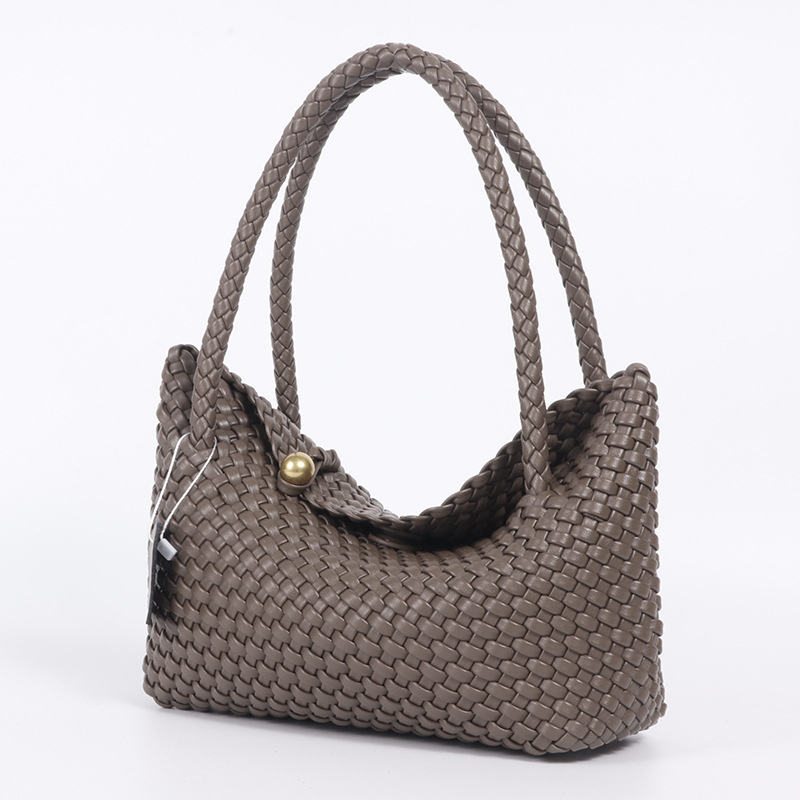 Ručno tkana kožna torba od prave kože, retro tote stil, ženska torba