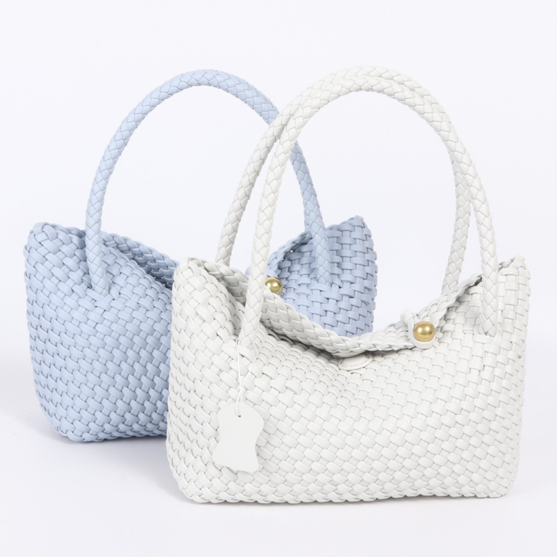 Ručno tkana kožna torba od prave kože, retro tote stil, ženska torba