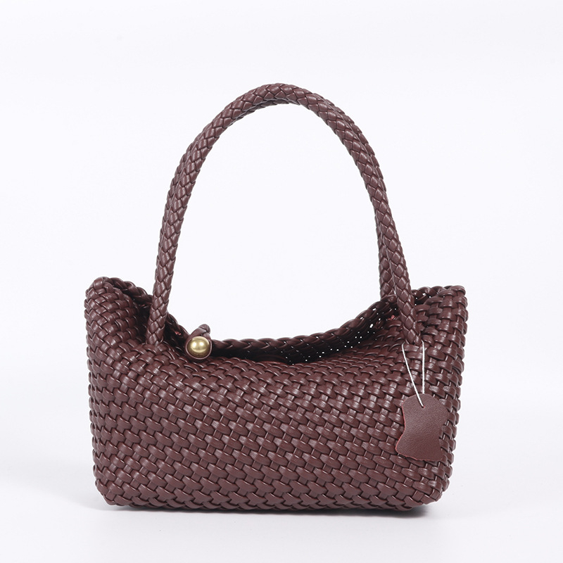 Ručno tkana kožna torba od prave kože, retro tote stil, ženska torba