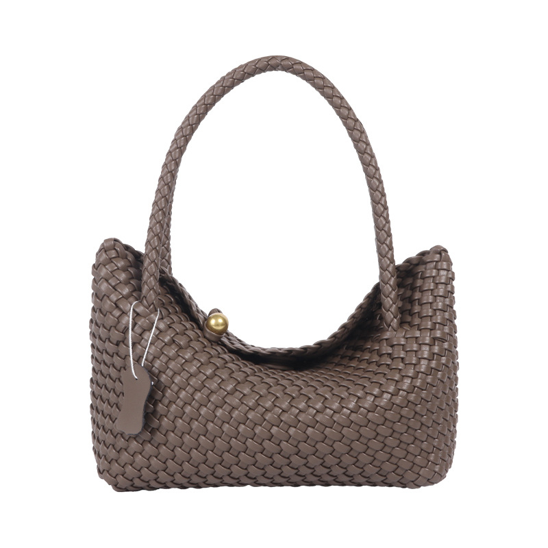 Ručno tkana kožna torba od prave kože, retro tote stil, ženska torba