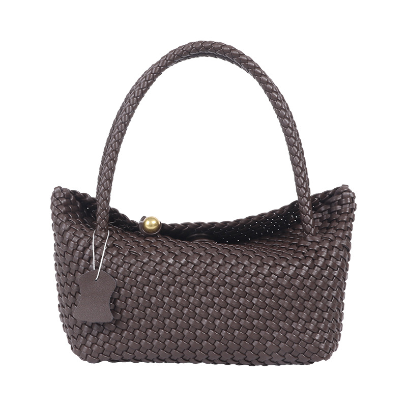 Ručno tkana kožna torba od prave kože, retro tote stil, ženska torba