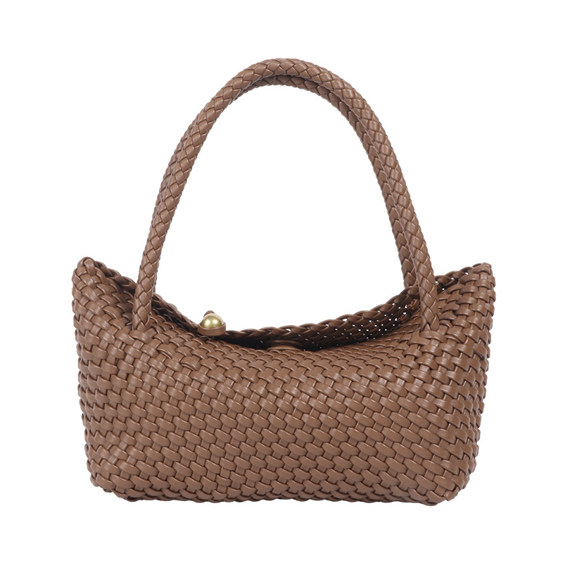Ručno tkana kožna torba od prave kože, retro tote stil, ženska torba