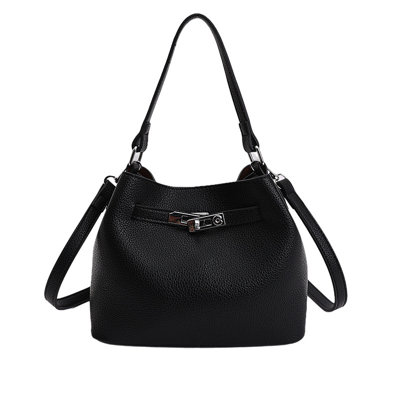 Damska bucket torba od PU-a, novi model 2026, za svakodnevnu upotrebu, s jednim remenom za rame ili crossbody