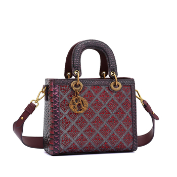 2025 Novi stil Princess Diana torba za žene, PU koža, torba za rame i crossbody