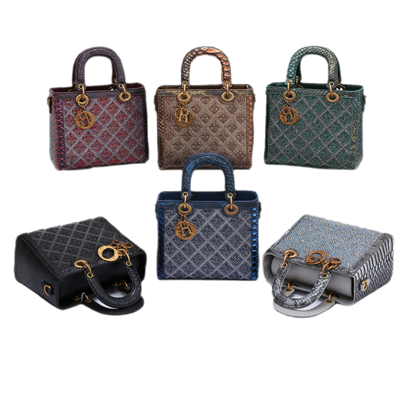 2025 Novi stil Princess Diana torba za žene, PU koža, torba za rame i crossbody