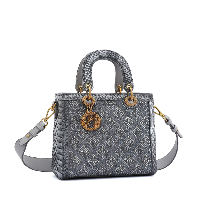 2025 Novi stil Princess Diana torba za žene, PU koža, torba za rame i crossbody