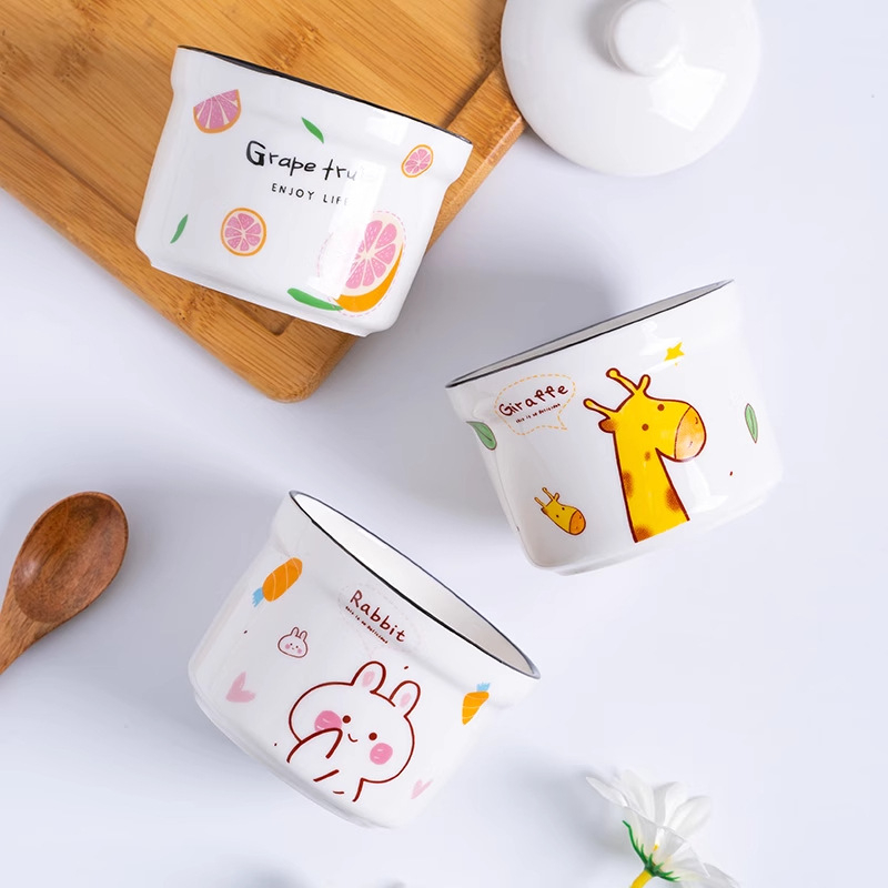Oală ceramică pentru supe și tocană, porție pentru o persoană, cu capac