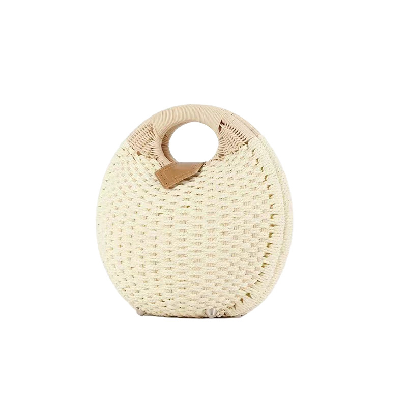 Ženska torba od ratana, pletena, casual stil